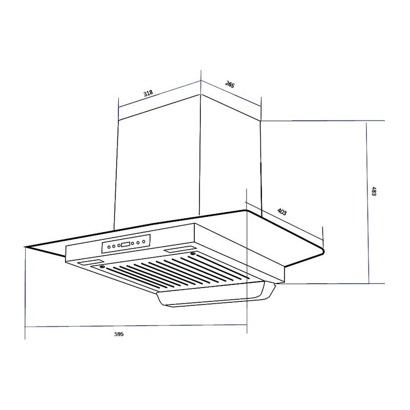 faber mercury chimney